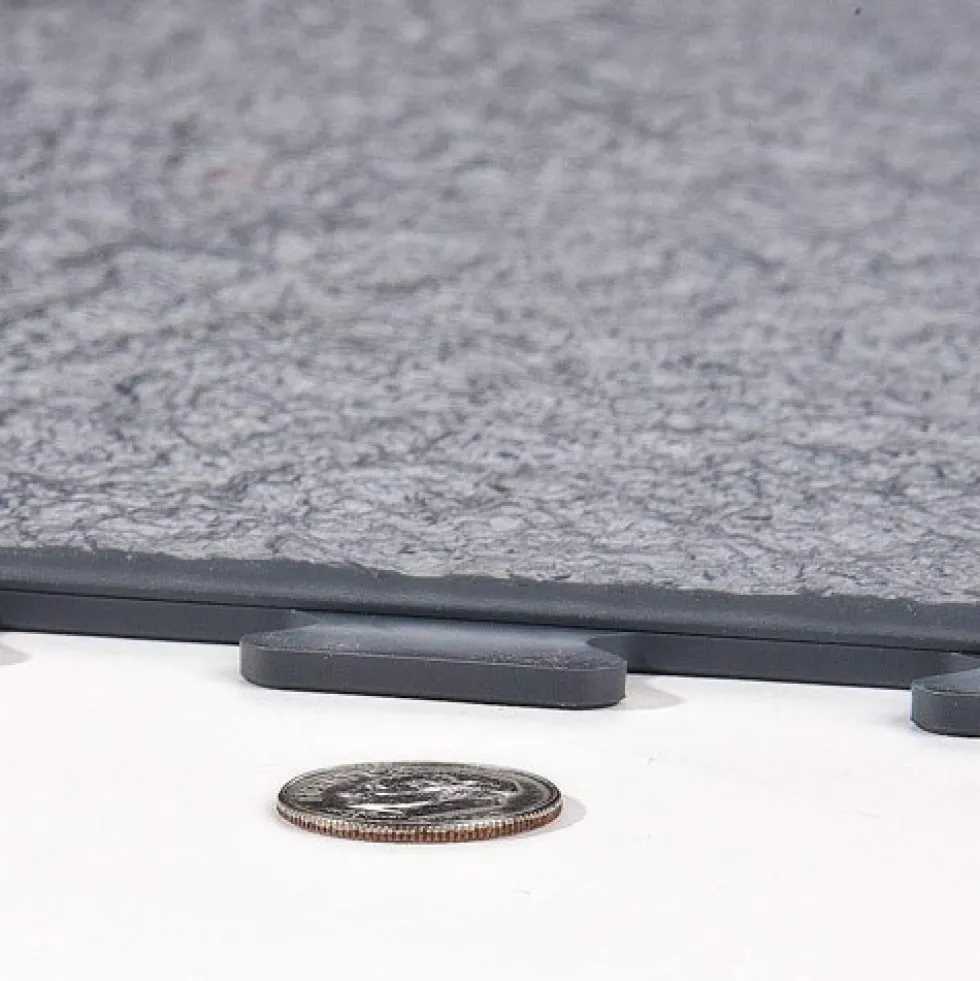 SupraTile Hidden Slate Black/Grays 5.5 mm x 18x18 Inches Case of 6