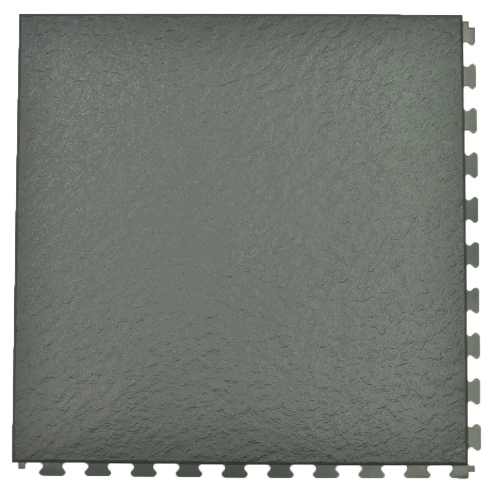 SupraTile Hidden Slate Black/Grays 5.5 mm x 18x18 Inches Case of 6