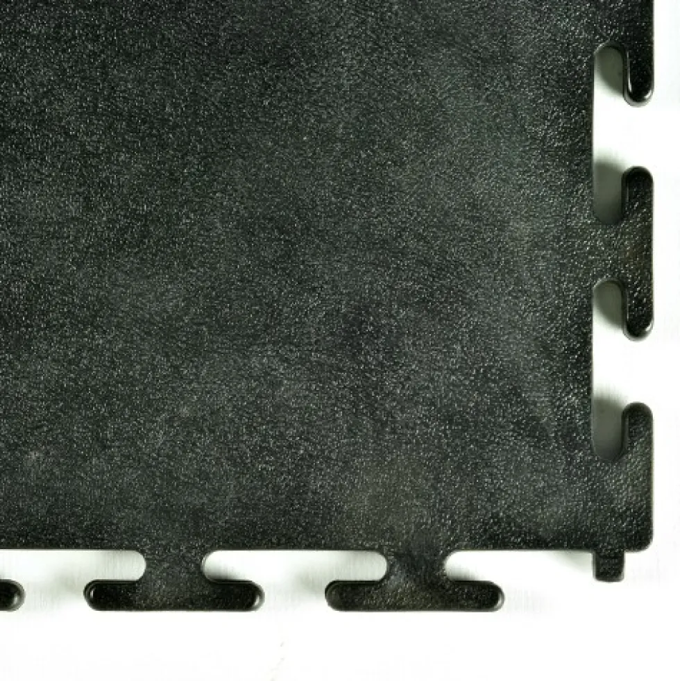 SupraTile T-Joint Textured Black/Grays 6.5 mm x 20x20 Inches Case of 10