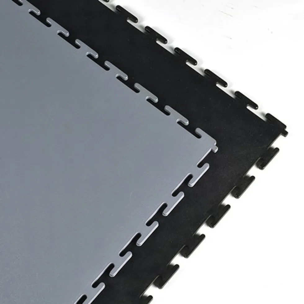 SupraTile T-Joint Textured Black/Grays 6.5 mm x 20x20 Inches Case of 10