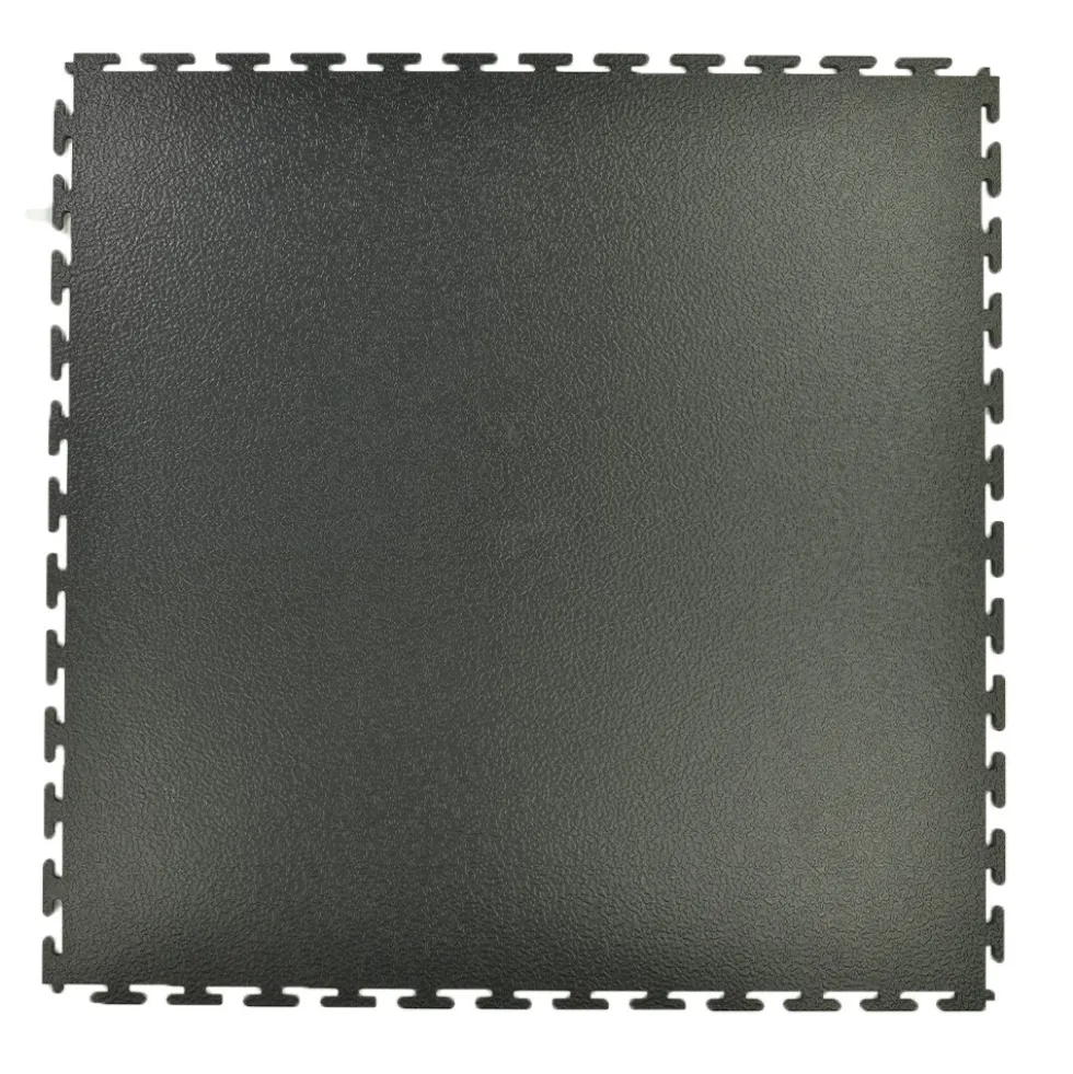 SupraTile T-Joint Textured Black/Grays 6.5 mm x 20x20 Inches Case of 10