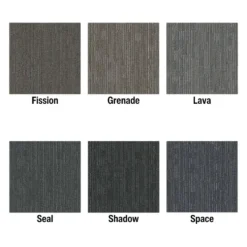 Surface Stitch Commercial Carpet Tiles 2.08 mm x 24x24 Inches Carton of 24