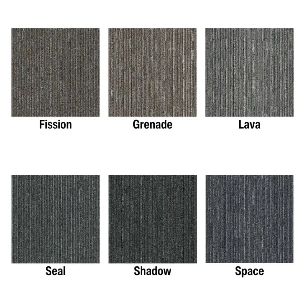 Surface Stitch Commercial Carpet Tiles 2.08 mm x 24x24 Inches Carton of 24