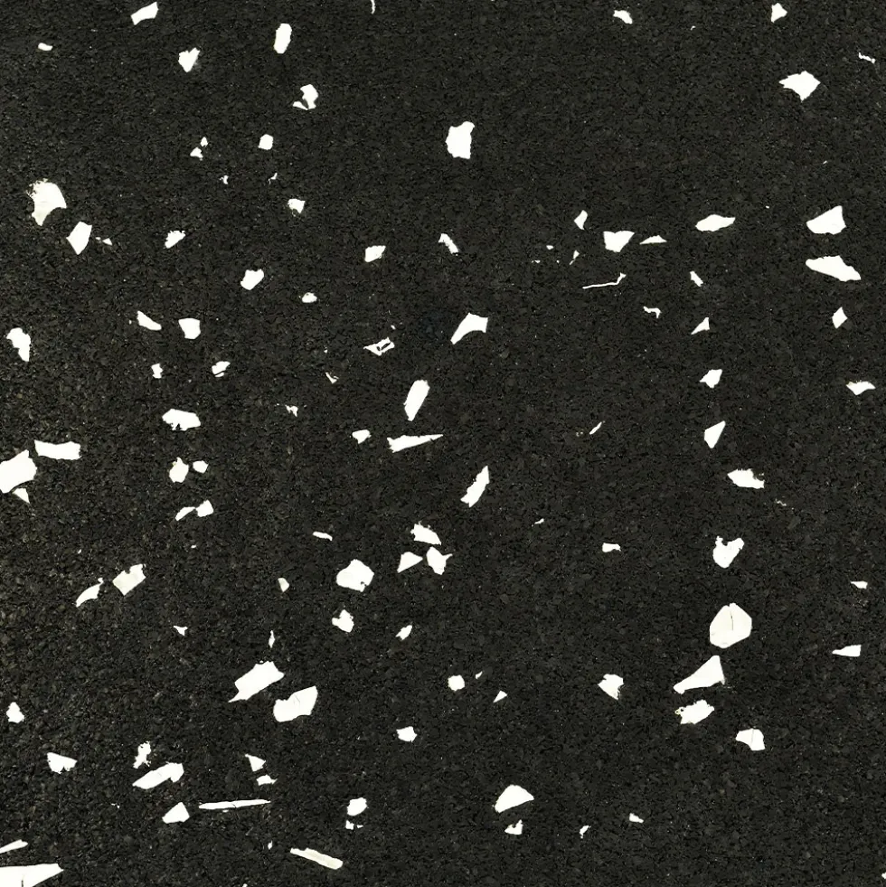 Survivor Rubber Tile Interlocking Big Chip 20% Color 1/4 Inch x 2x2 Ft.