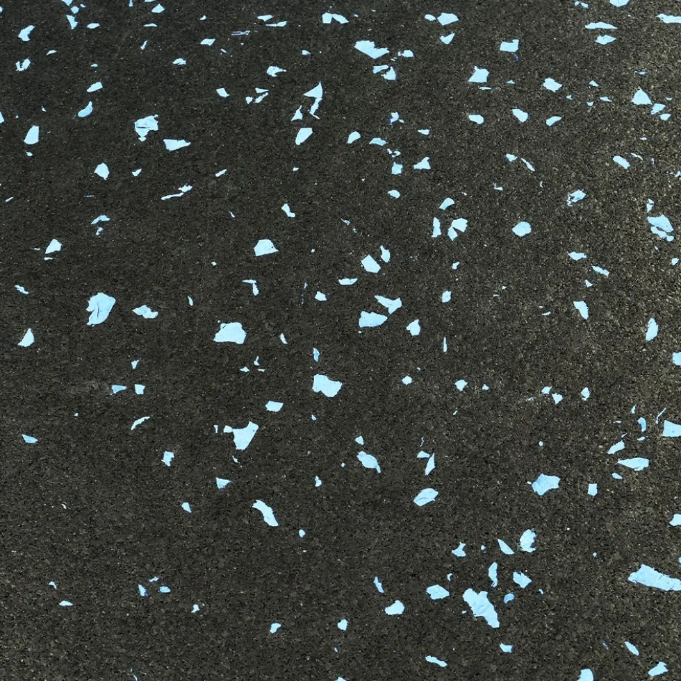 Survivor Rubber Tile Interlocking Big Chip 20% Color 1/4 Inch x 2x2 Ft.