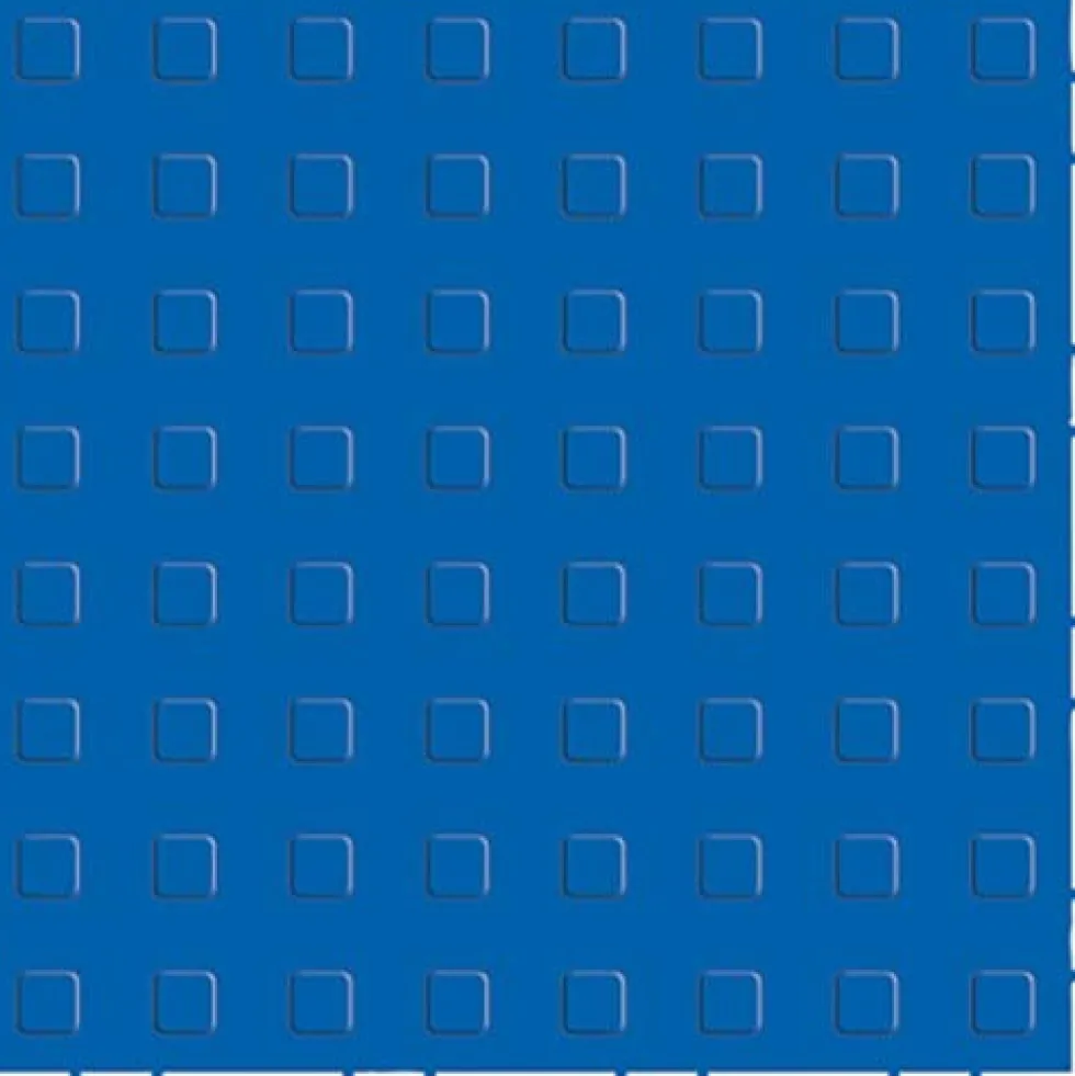 TechFloor Solid Garage Tile with Raised Squares Carton of 10