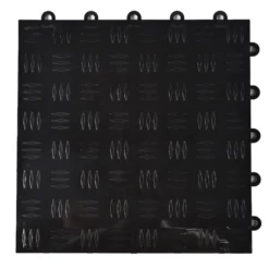 TurboTile Diamond Garage Floor Tile 5/8 Inch x 1x1 Ft.