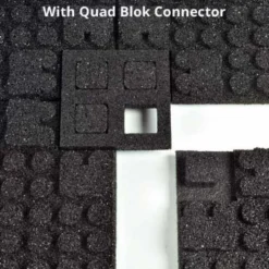 UltraTile Rubber Weight Floor Premium Colors 1 Inch x 2x2 Ft. with Quad Blok