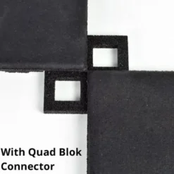 UltraTile Rubber Weight Floor Premium Colors 1 Inch x 2x2 Ft. with Quad Blok