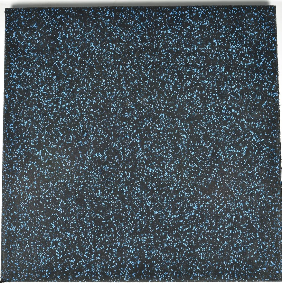 UltraTile Rubber Weight Floor Standard Colors 1 Inch x 2x2 Ft. with Quad Blok
