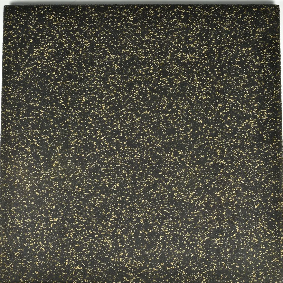 UltraTile Rubber Weight Floor Standard Colors 1 Inch x 2x2 Ft. with Quad Blok
