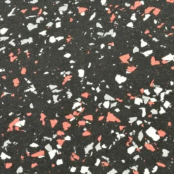 UltraTile Rubber Weight Floor Team Colors 1 Inch x 2x2 Ft. with Quad Blok