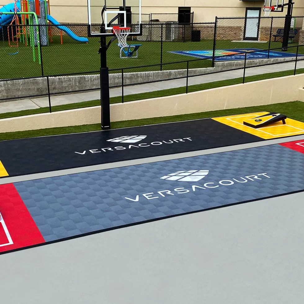 VersaCourt Active Outdoor Court Tile 5/8 Inch 15.75x15.75 Inches