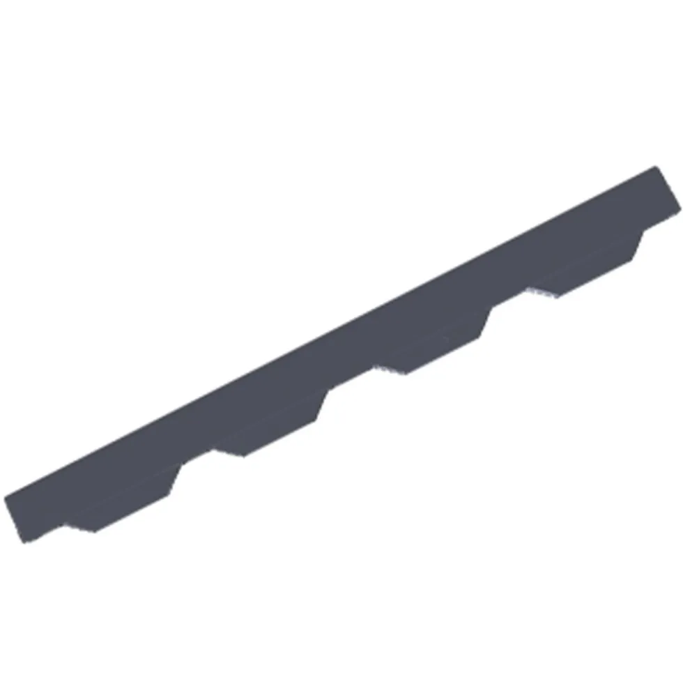 VersaCourt Outdoor Court Foundation Finish Edge 1.25 Inch 2x28 Inches