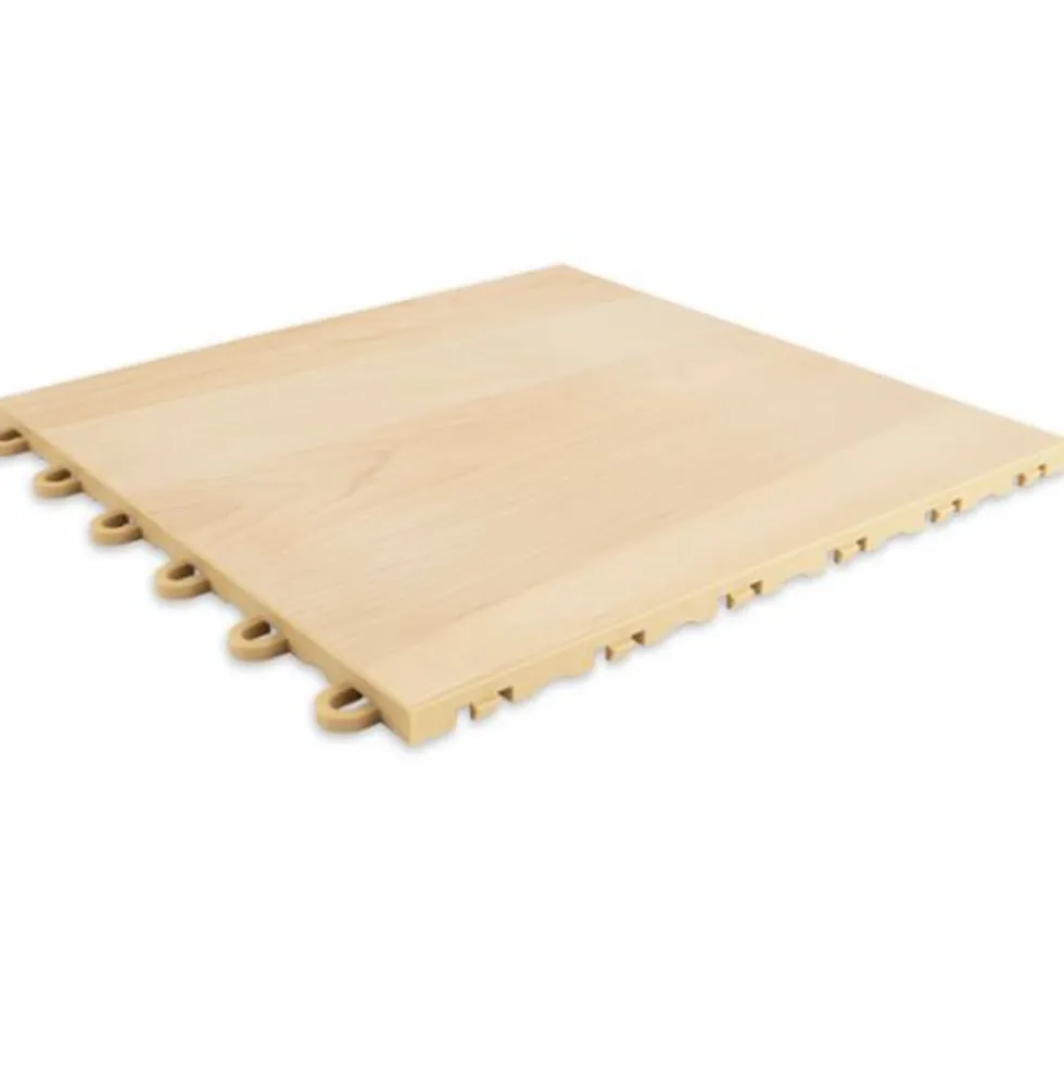 VersaCourt Pro Wood Grain Court Tile 1/2 Inch x 12x12 Inches