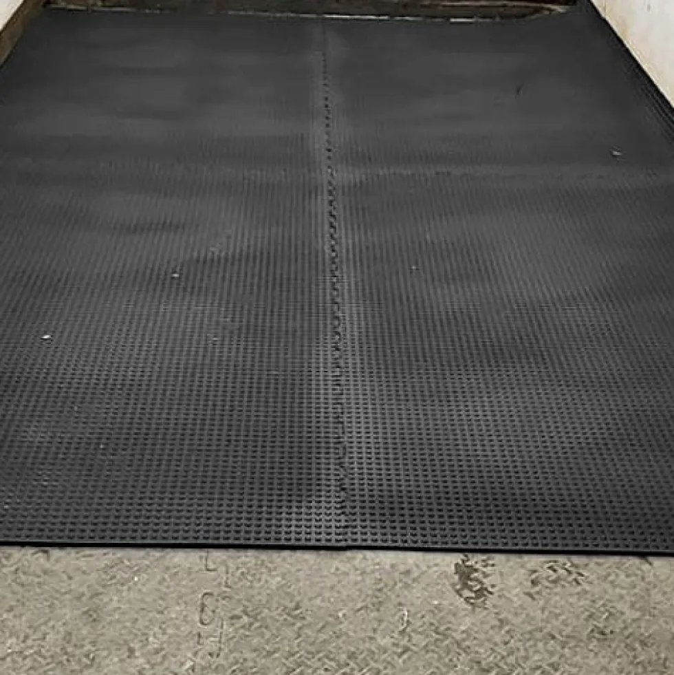 Washbay Button Top Rubber Mats 1/2 Inch 12x16 Ft Kit