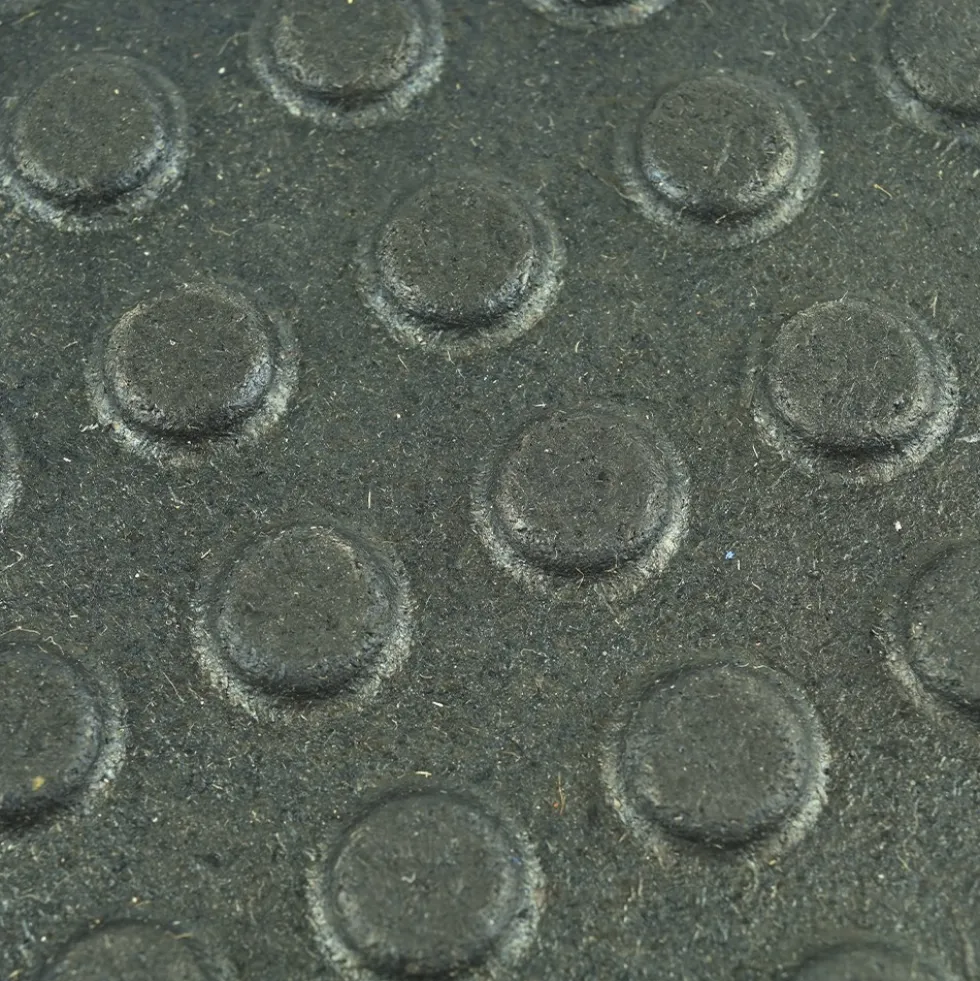 Washbay Button Top Rubber Mats 1/2 Inch 10x12 Ft Kit
