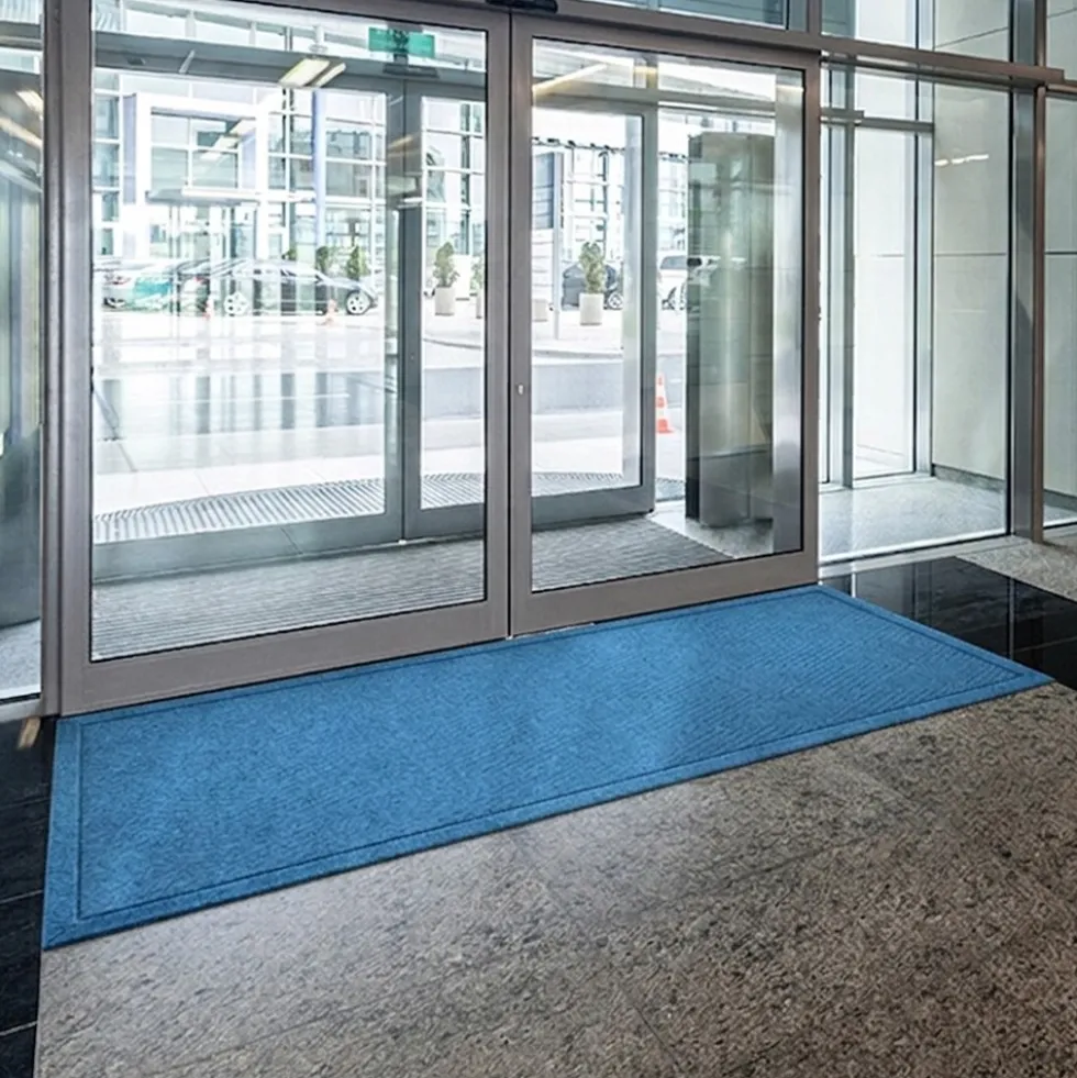 Waterhog Fashion Diamond Indoor Outdoor Entrance Mat Cleated Back 35x118 inches