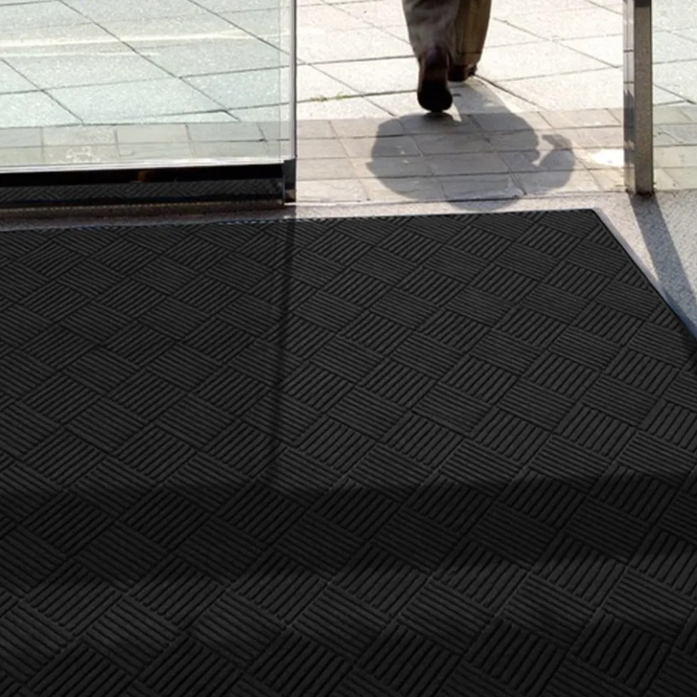 Waterhog Fashion Diamond Indoor Outdoor Entrance Mat Cleated Back 35x46 Inches