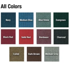Waterhog Fashion Indoor Outdoor Entrance Mat Smooth Back 35 x 142 inches