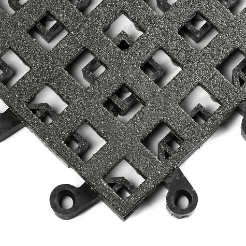 Wearwell ErgoDeck General Purpose Open with Gritshield 18x18 Inch Tile Case of 10