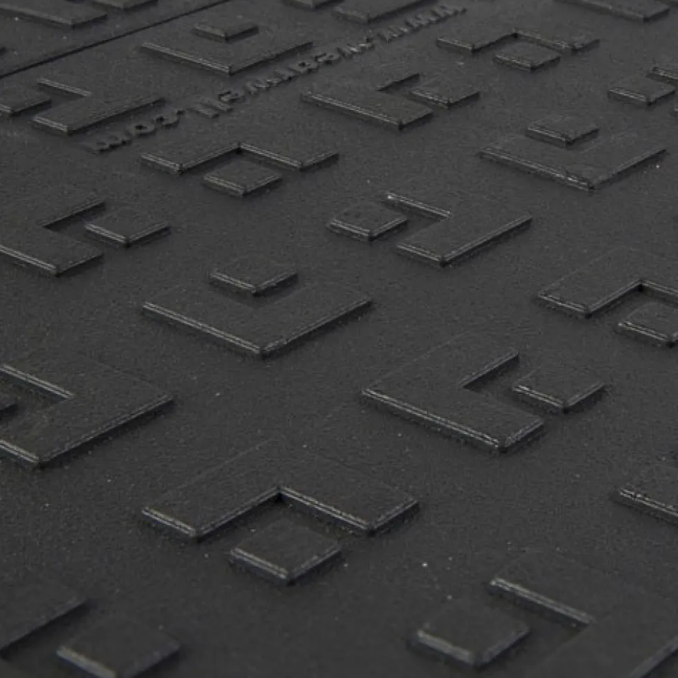 WearWell ErgoDeck HD Solid Black 18 x 18 Inch Tile Case of 10