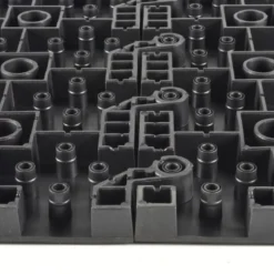 WearWell ErgoDeck HD Solid Black 18 x 18 Inch Tile Case of 10