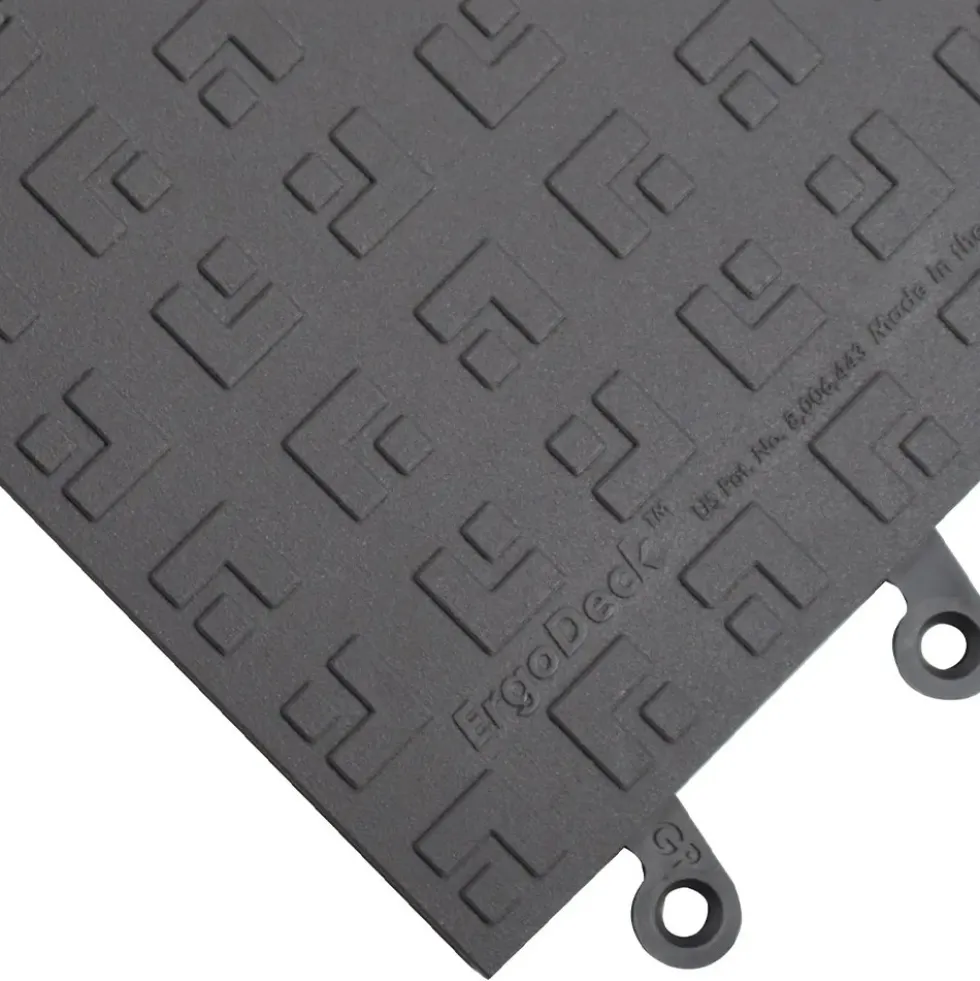 Wearwell ErgoDeck MAX Geometric Tile 7/8 Inch x 18x18 Inches Case of 10