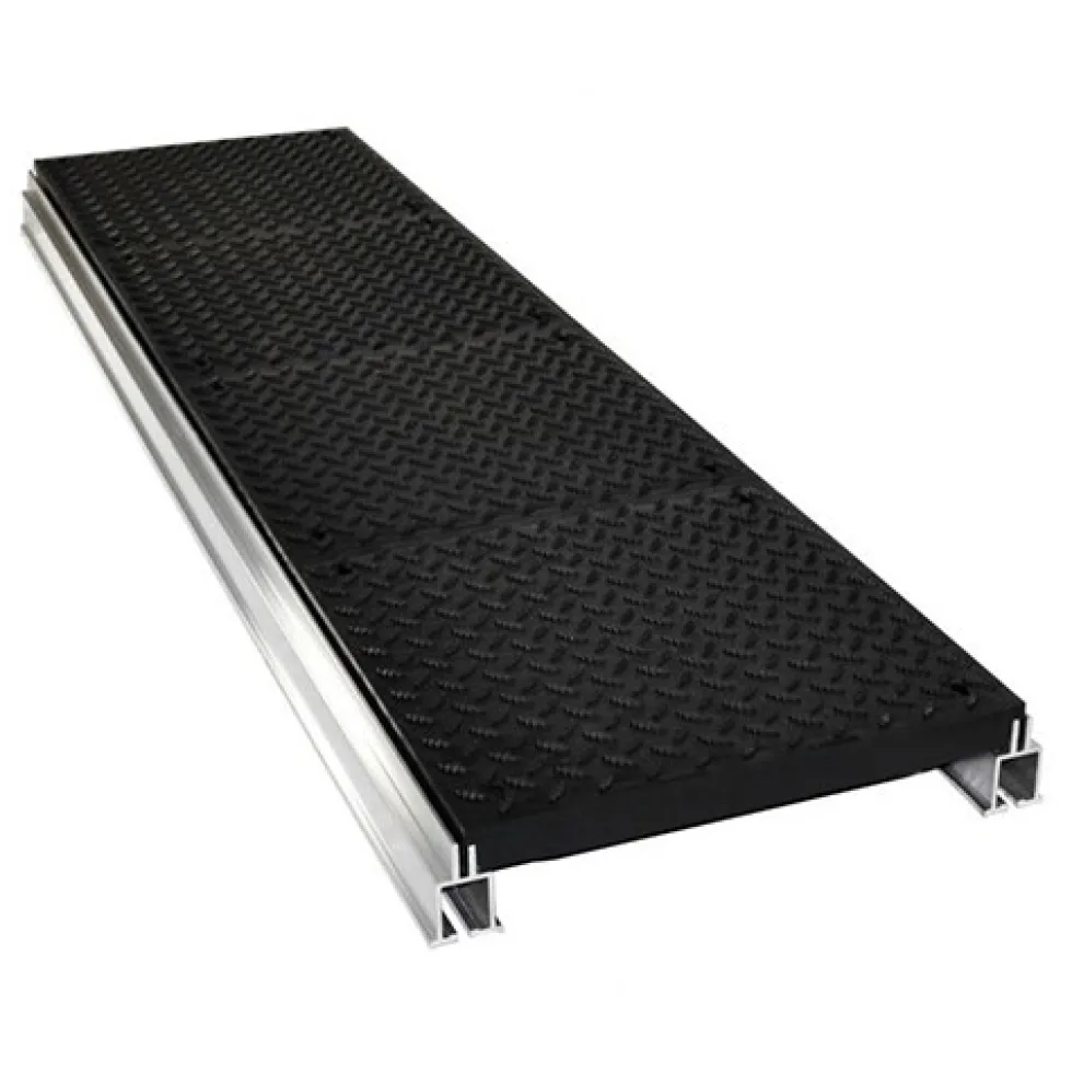 Wearwell Foundation Platform System Diamond-Plate 4Hx18Wx36L Inch Kit