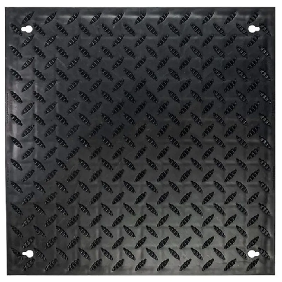 Wearwell Foundation Platform System Diamond-Plate 8Hx18Wx18L Inch Kit