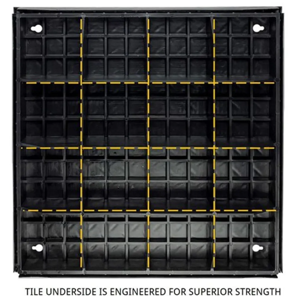 Wearwell Foundation Platform System Smooth 4Hx18Wx18L Inch Kit