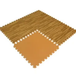Wood Grain Reversible Interlocking Foam Tiles Trade Show 20x20 Ft. Kit