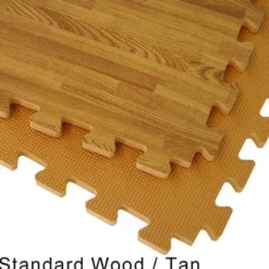 Wood Grain Reversible Interlocking Foam Tiles Trade Show 20x20 Ft. Kit