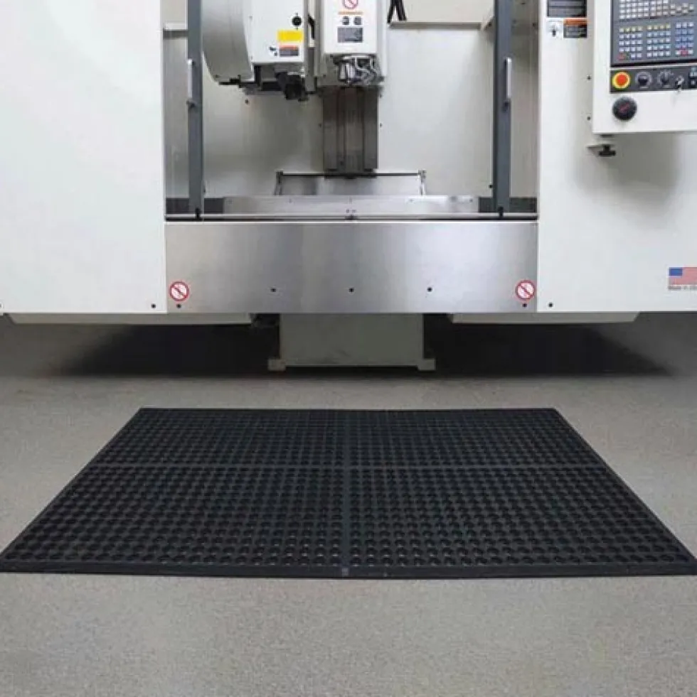 WorkStep Black Perforated Drainage Mat 3x5 Feet